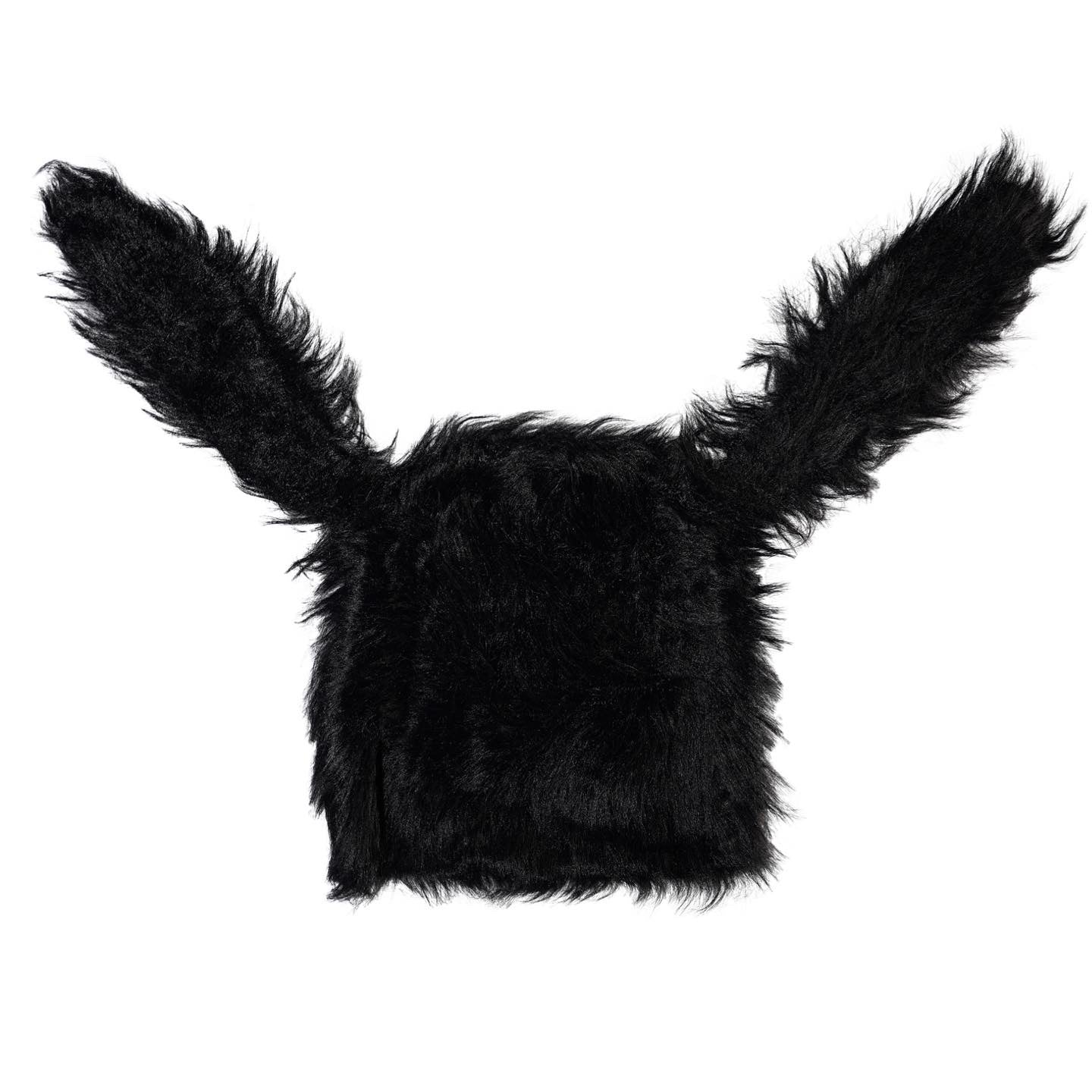 BLACK FUZZY BUNNY